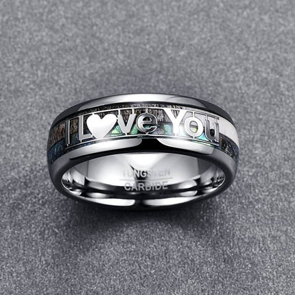 Mans- en Dames Modieuse Minimalistiese Ring