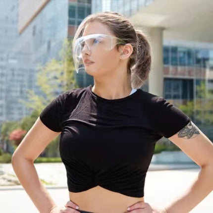 Anti-fog And Anti-splash Mask, Transparent Protective Glasses, Cross-border Explosives And Anti-dropping Mask
