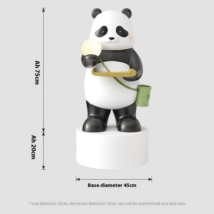 Panda Rooi Wynrak Versiering Wynkas Kombinasie Lig Luuks