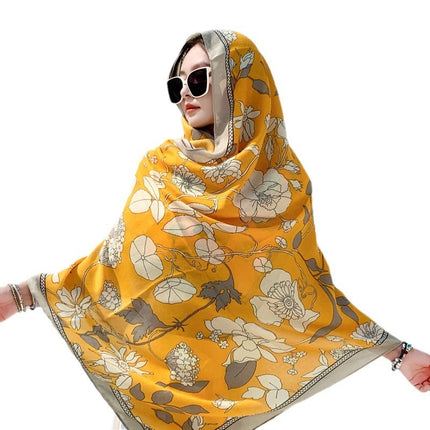 Women's Outer Scarf For Traveling In Western Sichuan Grassland