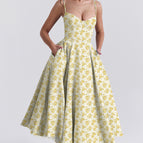 White yellow flowers / L