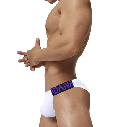 Men's Embossed Belt Low Waist Briefs Underwear
