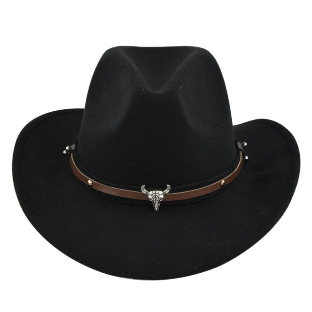 Cowhead Western Cowboy Hat Cornice