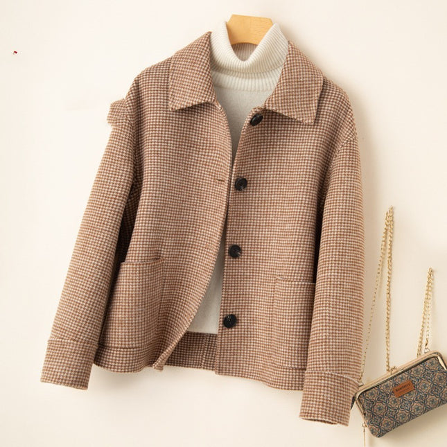 Small Loose Oversized Woolen Coat