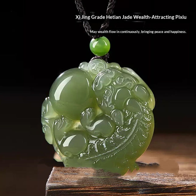 Egte Natuurlike Hetian Jade Halssnoerhangertjie Van Xinjiang