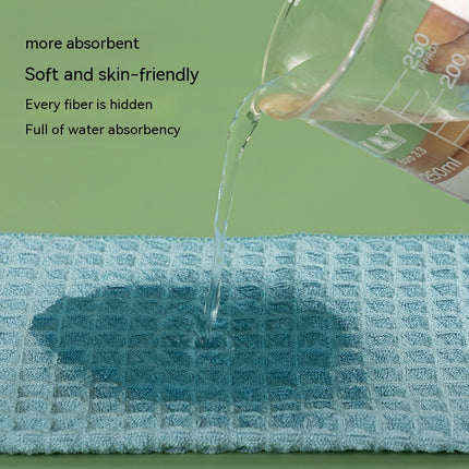 Mikrovesel Velvriendelike Pluisvrye Wafel-mikroveselhanddoek