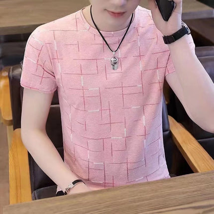 Short Sleeve T-Shirt Men's Trendy Print Casual