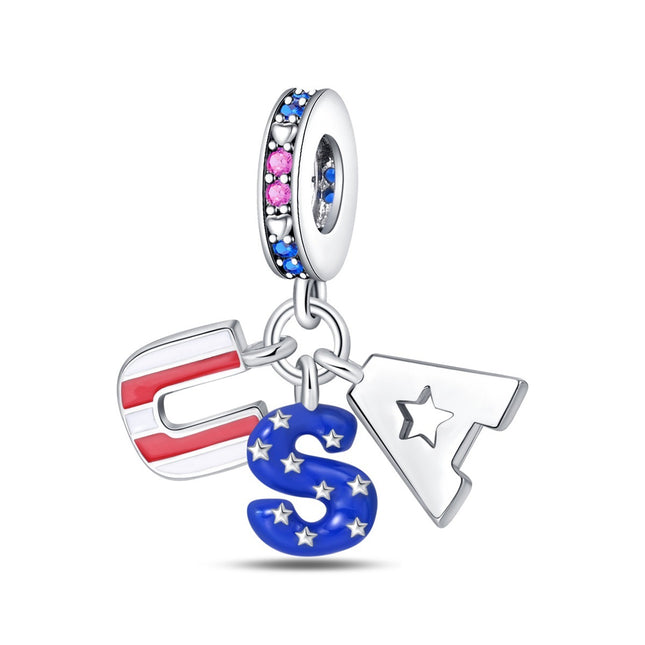 American Style Silver Plated DIY Bracelet Bead