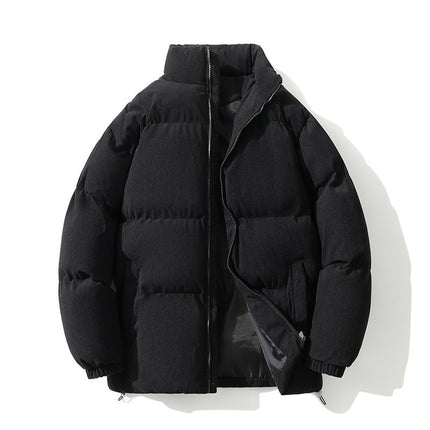Men's Down Cotton-padded Coat Stand-up Collar Thick Leisure Warm Cotton-padded Outer