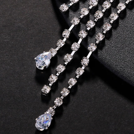 Women's Rhinestone Tassel Adjustable Face Accessories