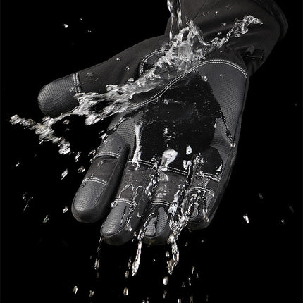 Opened-Finger Gloves Touchscreen Unisex Waterproof Windproof Warm Winter Gloves For Cycling Fishing Skiing