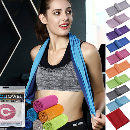 Sport Vinnigdrogende Afkoelhanddoek Swem Gim Reis Fietsry Gimklub Joga Sport Koue Gevoel Sportshanddoeke Om Te Dra Te Neem Warm