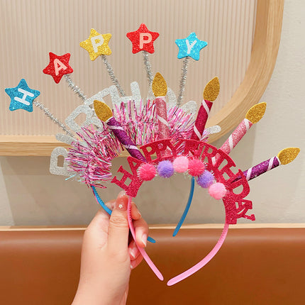 Nuwe Oulike Kinderhaarband Prinses Verjaarsdag Foto Versiering Bykomstighede