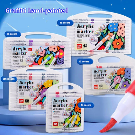 Sagtepunt Akrielmerkerpenpak