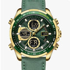 Gold Shell Green Surface Belt