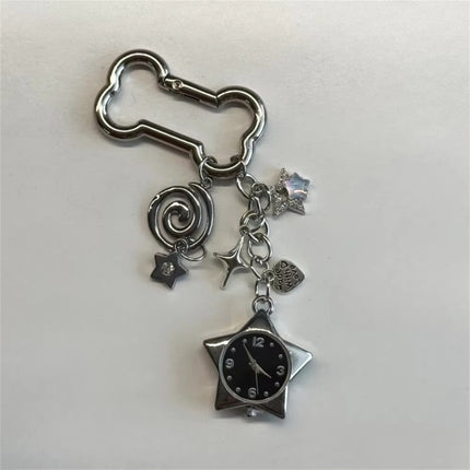 Sleutelhanger Been Pentagram Retro Sak