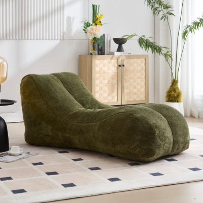 Kreatiewe Boontjiesak-Sofa Stoel Vir Volwassenes Gevul Met Hoëgehalte Spons Wat Vol En Elasties Is, Wat By Die Kurwes Van Die Menslike Liggaam Aanpas En Sagte Ondersteuning Aan Die Liggaam In Alle Aspekte Bied.