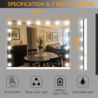 18 Lights 80x60cm / Black