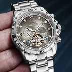 8993 Gray Surface Silver Case / Mechanical Watch