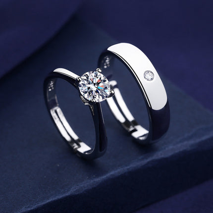 Mode Paar Mans En Vroue Ringe