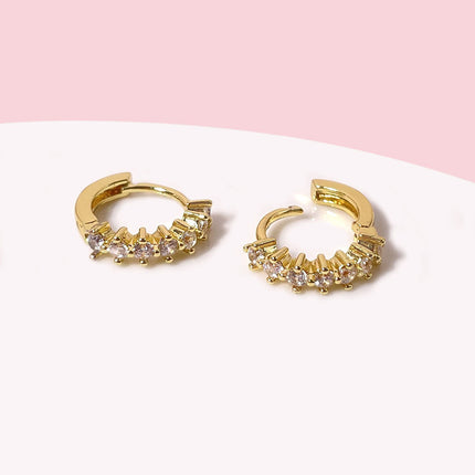 Women's Fashion Simple Zircon Earrings