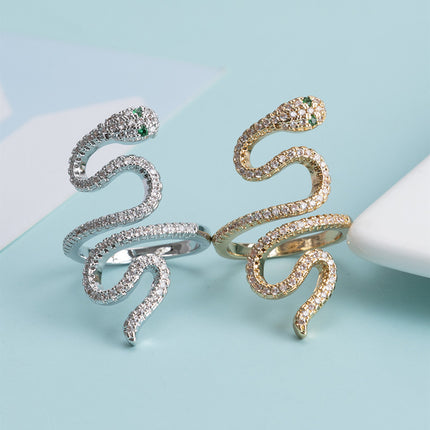 New Japanese And Korean-style Fashionable Minimalist Multicolor Zircon Ring