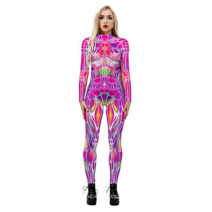 Wansheng Jumpsuit European And American Printed Jumpsuit