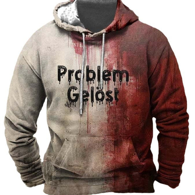 3D Printing Cross-border Hooded Sweaters Menswear