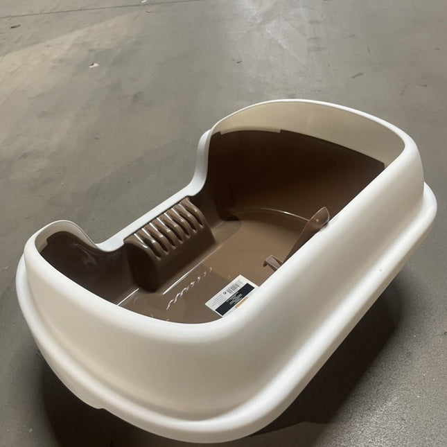 Semi-enclosed Cat Litter Box