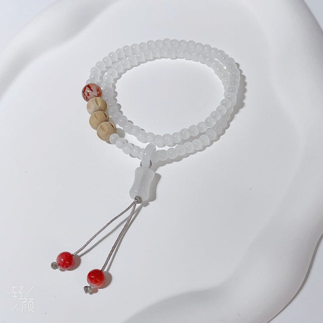 Women's All-Match Casual Tian Shan Emerald Beaded Bracelet
