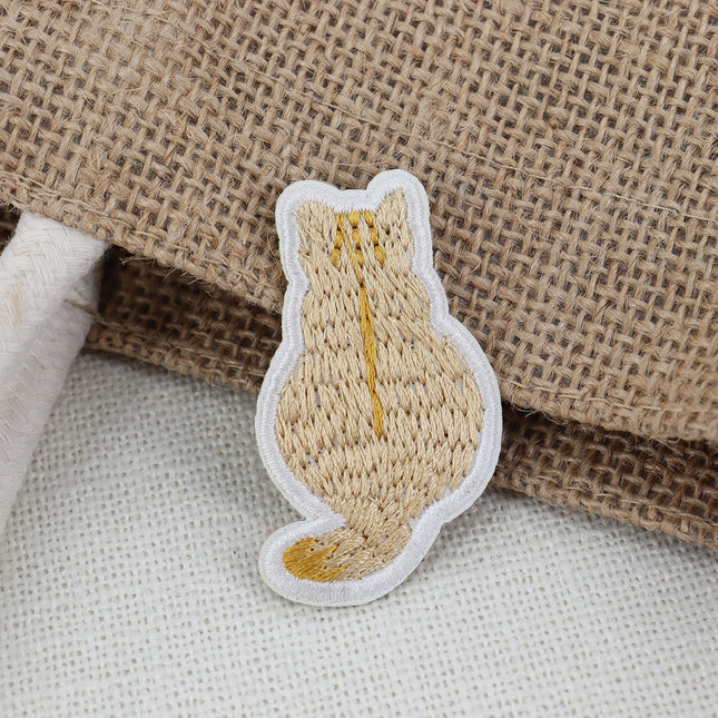 Borduurwerk Kat Oulike Borsspeld Wasvry Naaldwerk