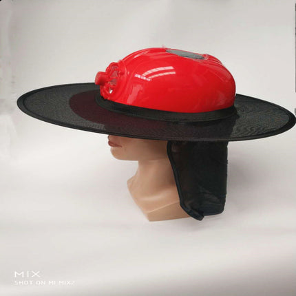 ComfyWorker Tm  Solar Fan Helmet