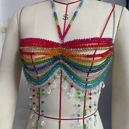 Women's Fashion Halter Top Vest Body Chains