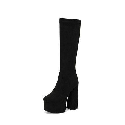 Elastiese Wol Dikhak Damesstewels