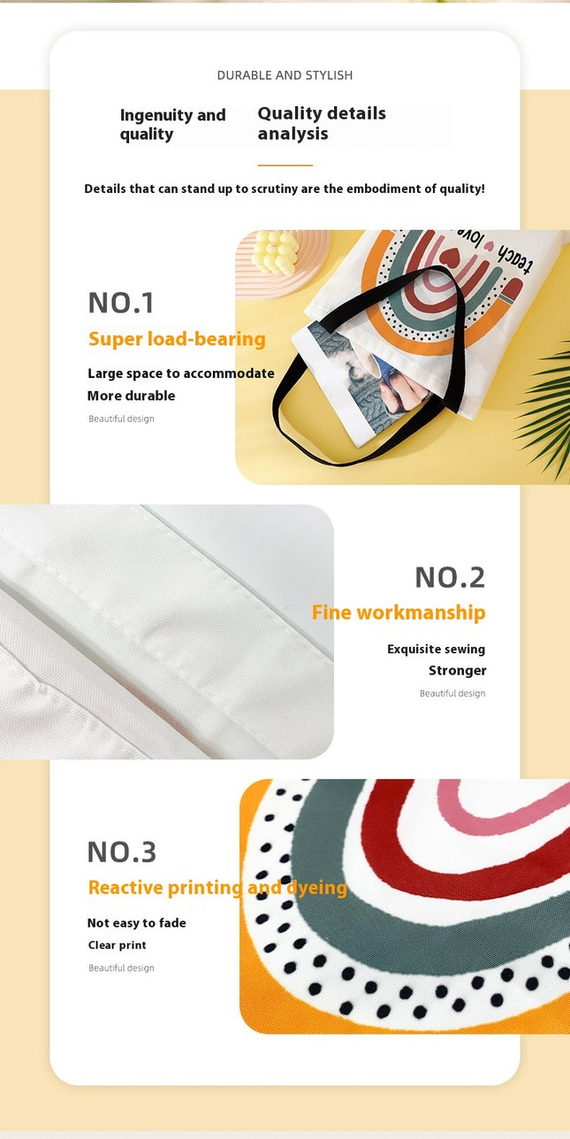 Female Printed Canvas Handbag