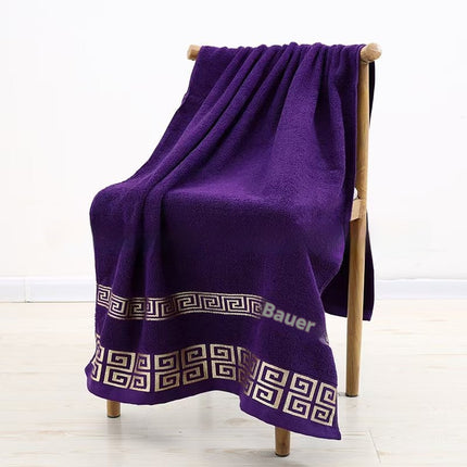 Wye Satyn Jacquard Strand Katoen Badhanddoek