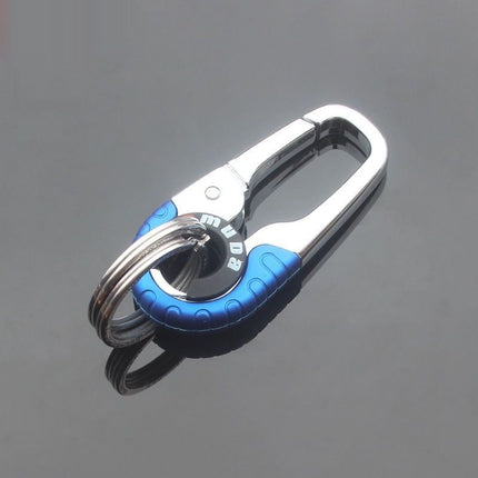 Mans Effenkleurige Metaal Motorsleutelhanger Om Aan Die Belt Te Hang