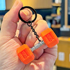 Oranje / Metaalstanghandgewig