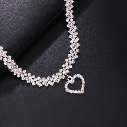 Modieuse Diamant Strass Enkelbandjie Vir Vroue