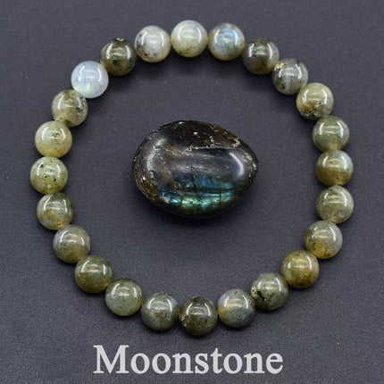 Tier-oog Natuurlike Kristal Armband Vir Mans En Vroue