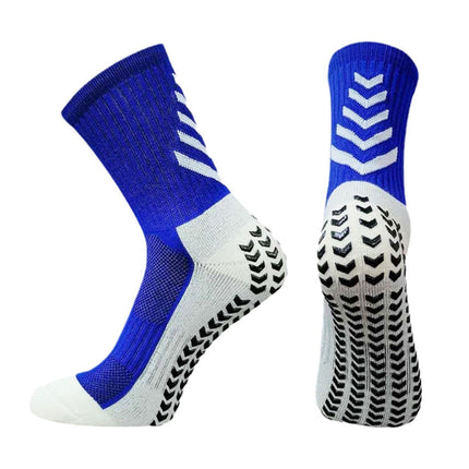 Men's Mid-calf Athletic Socks Socks For Running Non-slip Silicone Thickened