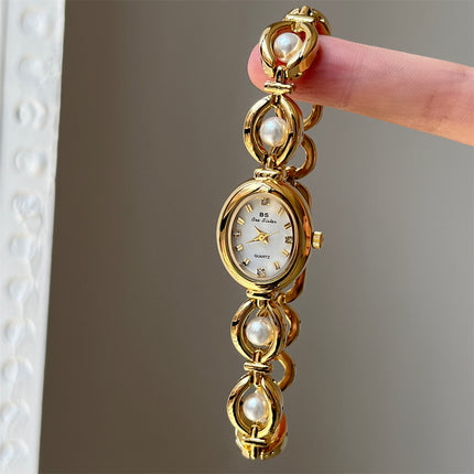 Amber Pêrel Armband Ketting Ontwerp Met 'n Gevoel Van Hoë-end, Lig En Luuks En Verfynd