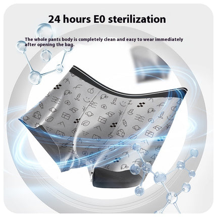 Men's Purified Cotton Underwear Square Meters Four Corners Sterile Disposable