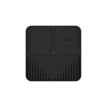 Slow Food Mat For Dogs And Cats, Anti-choking Pad With Suction Cup, Square, Silicone, For Licking