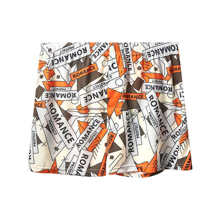 Men's Printed Ice Silk Underwear Fashion Trend