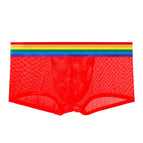 Rainbow Rib Red Net / L