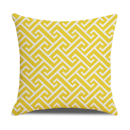 Oorgrens-kussingsloop Eenvoudige Geometrie Warmverkope Linne Kussingsloop Sofa Kussing Huishoudelike Items