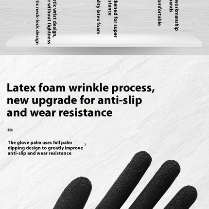 Wear-resistant Labor Protection Breathable Non-slip Work Site Rubber Rubber Gloves