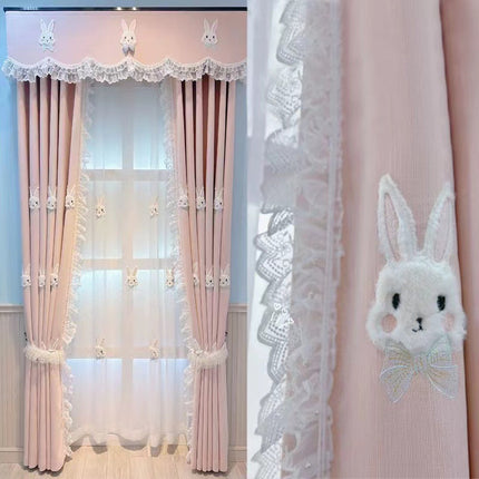 Plush Konyn Oulike Prinses Pienk Kinderkamergordyn