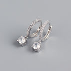 White Gold Color / 925 Silver